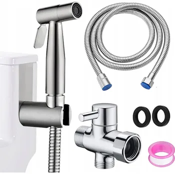 BIDETOVÁ SPRCHOVÁ HLAVICE SADA WC OSTŘIKOVAČ NA TOALETU S REGULACÍ