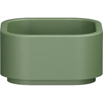 Umyvadlo Kerasan HAKO keramické umyvadlo na desku 30x30cm, verde mat