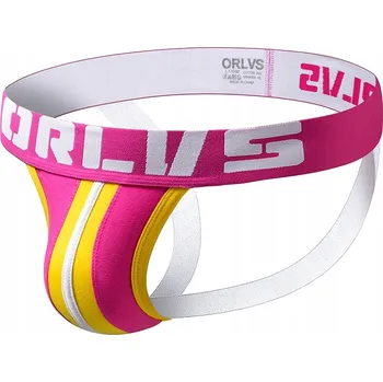 Slipy Pánské bavlněné slipy s otevřeným střihem, sportovní jockstrapy ORLVS - XXL