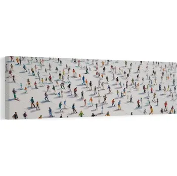 Obraz Dovido Obraz lyžaři v zimním parku