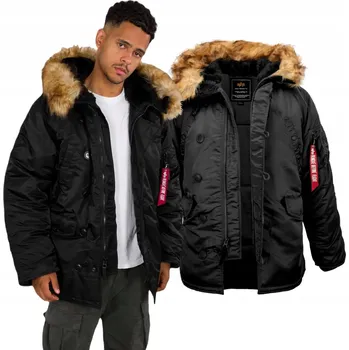 Pánská casual bunda Bunda Alpha Industries N3B Černá S