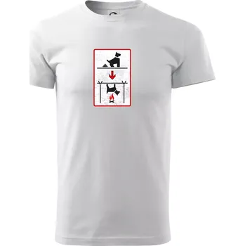 Pánské tričko Tričko pro odpůrce sraní na chodníku - Triko extra velké (5-8XL) - 6XL ( Bílá )