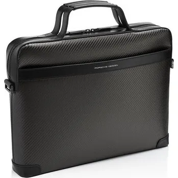 Sportovní taška Porsche Design CARBON BRIEFCASE M zavazadlo aktovka černá black (80 x 420 x 320 mm)