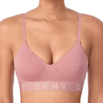 Podprsenka DKNY - Cozy boyfriend group podprsenka triangle push-up vyztužená rosewood XL DK4518