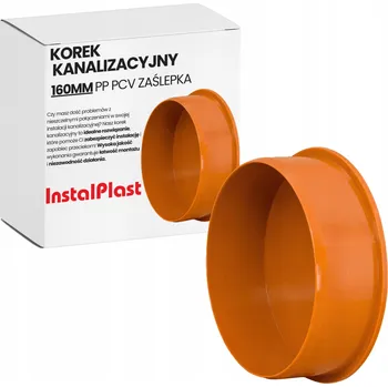 Kanalizační potrubí Zátka kanalizační trubky 160 PVC PP vnější