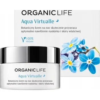 Pleťový krém Hydratační krém na obličej Organic Life Aqua Virtualle na noc 50 ml