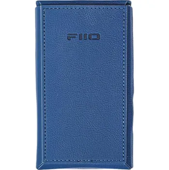 Pouzdro na mobilní telefon FiiO SK-M21 ochranný obal na M21 Modrá (Prémiové ekologické hnědé PU kožené pouzdro pro FiiO M21. Dokonale padnoucí design s vnitřní výztuhou z ocelového kroužku.)