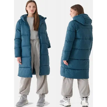 Dámský kabát 4F dámská péřová bunda s kapucí 4F velikost XS