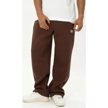 Jigga Wear pánské tepláky široké volné oversize do školy hnědé velikost XL