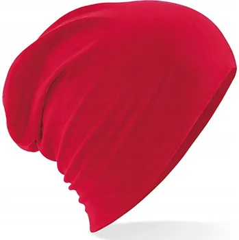 Čepice Beechfield zimní čepice beanie červená, univerzální velikost