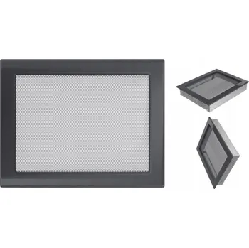 Větrací mřížka Kratki 22/30G Kratki 22x30 cm grafit