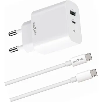 Rychlá síťová nabíječka 30W s USB-C kabelem, 2 porty pro Asus Zenfone 9