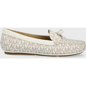 Dámské mokasíny Mokasíny MICHAEL Michael Kors Juliette Moc dámské, béžová barva, na plochém podpatku 40S2JTFR1B.150 01X, EUR 38