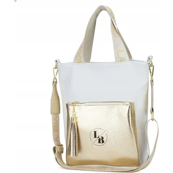 Kabelka Laura Biaggi kabelka přes rameno eko kůže bílá