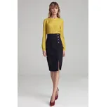 sukně s vysokým pasem SP79 Barva: Černá, Velikost: M