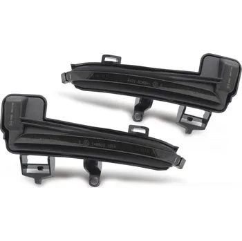 Směrový světlomet Blinkry boční LED do zrcátek, dynamické Škoda Superb III 2015-2018 kouřové