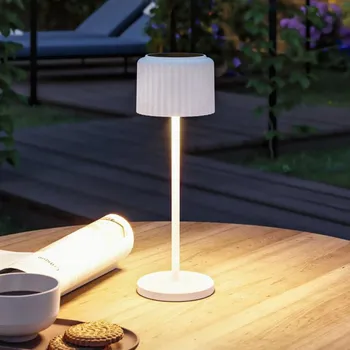 Venkovní osvětlení Paulmann LED solární stolní lampa Else, bílá, IP44, stmívatelné 1 x 2,5 W LED - Doprava zdarma