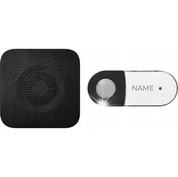 Domovní zvonek BEZDRÁTOVÝ ZVONEK BEZ BATERIÍ DO DVEŘÍ BRANKY 230V VODĚODOLNÝ 150m