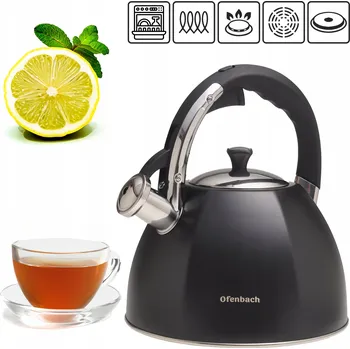 Varná konvice Tradiční ocelová Konvice Ofenbach 3,2 l černá