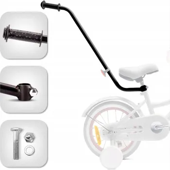Odrážedlo Odrážedlo Vodící tyč na kolo Rukojeť Držák pro výuku jízdy na kole