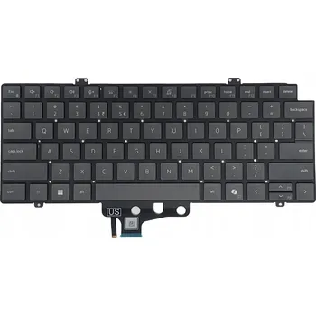 Náhradní klávesnice pro notebook DELL Latitude 5450 Precision 3490 NOVÁ ORIGINÁLNÍ KLÁVESNICE S LED PODSVÍCENÍM ČESKÁ AI