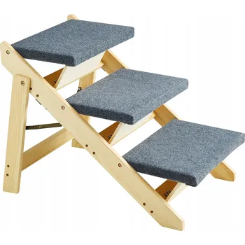 Schůdek Schůdky pro psa Vevor, 3 stupně, 50 cm, nosnost 68 kg
