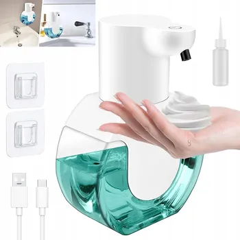 Dávkovač mýdla Bezkontaktní nástěnný dávkovač mýdla 420 ml bílý