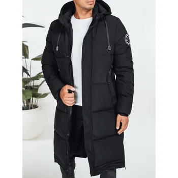 Pánský kabát Dstreet Pánská bunda zimní s kapucí TX5068 Barva: Černá, Velikost: XL