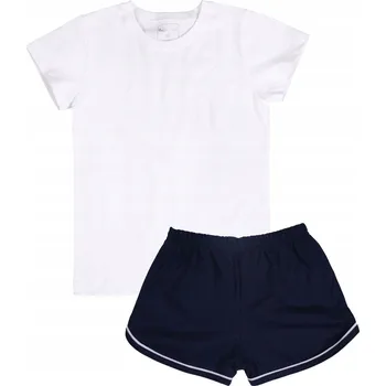 Dívčí sportovní souprava tričko a kraťasy, tmavě modrá, Tup Tup, vel. 110