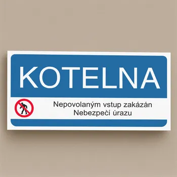 Kotelna Samolepka 190 x 90 mm tl. 0.1 mm - Kód: 02811