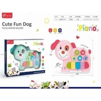 plyšák Interaktivní edukativní PIANINKO pro děti se zvuky