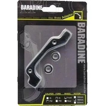 Brzda na kolo Adaptér pro kotoučovou brzdu Baradine PM-IS-F180 BK 180 mm