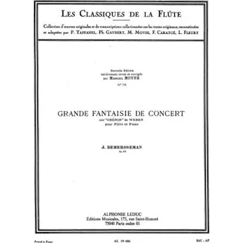 Jules Demersseman: Grande fantaisie de concert op. 52