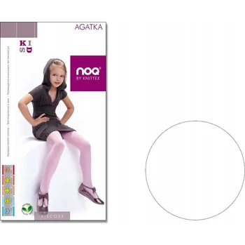 Dívčí oblečení Dětské punčocháče Knittex bílé viskózové velikosti 128