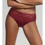 PLAYTEX FLOWER ELEGANCE RCS MIDI BRIEF - Dámské krajkové kalhotky - PX000DC9 tmavě červená M
