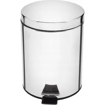 Odpadkový koš Kancelářský koš nerezová ocel Tadar 5l stříbrný