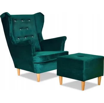 Křeslo Křeslo ušák Family Meble zelené