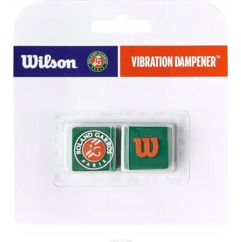 Vibrační tlumiče Wilson Roland Garros 2025, 2 kusy, zelená/oranžová