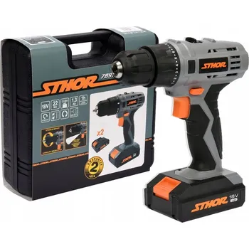 Aku Šroubovák Sthor, akumulátorové napájení 18 V T-78972