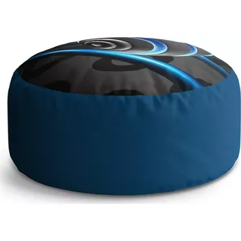 Taburet Sablio Taburet Circle Modrá koule: 38x48 cm