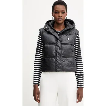 Dámská vesta Vesta Guess ERNESTINE černá barva, zimní, W5YL11 WHDO2 W5YL11.WHDO2 99X, vel. XL