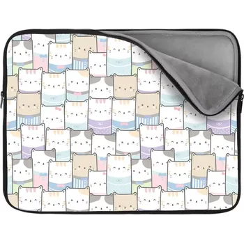 pouzdro na notebook Sablio Obal na notebook Kreslená koťátka - 13"