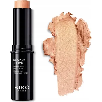 Rozjasňovač Jeden rozjasňovač v tyčince Kiko Milano Radiant Touch Creamy Stick Highlighter, odstín zlatá 102 Golden Biscuit, 10 g