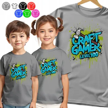 Chlapecké tričko DĚTSKÉ TRIČKO - CRAFT GAMER LEVEL 100 NÁPIS PRO CHLAPCE - 3XS