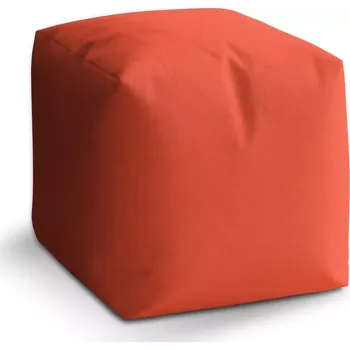 Taburet Sablio Taburet Cube Paprika: 40x40x40 cm