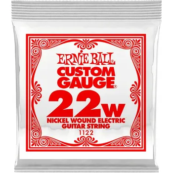 Struna pro kytaru a smyčcový nástroj Jednotlivá struna ernie ball Nickel Slinky 022w