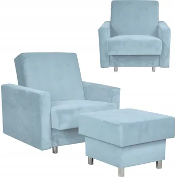 Křeslo Rozkládací křeslo Family Meble modré