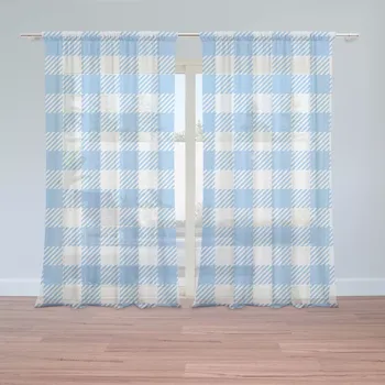 Záclona Sablio Záclony Košilový vzor: 2ks 150x250cm