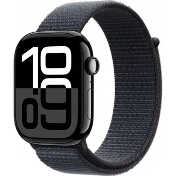 Apple Watch GPS Series 10, 46mm hliníkové pouzdro Onyx s inkoustovým sportovním páskem