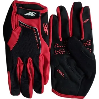 Cyklistické rukavice 3F Vision Cyklistické rukavice Trail 2140 red Velikost: M